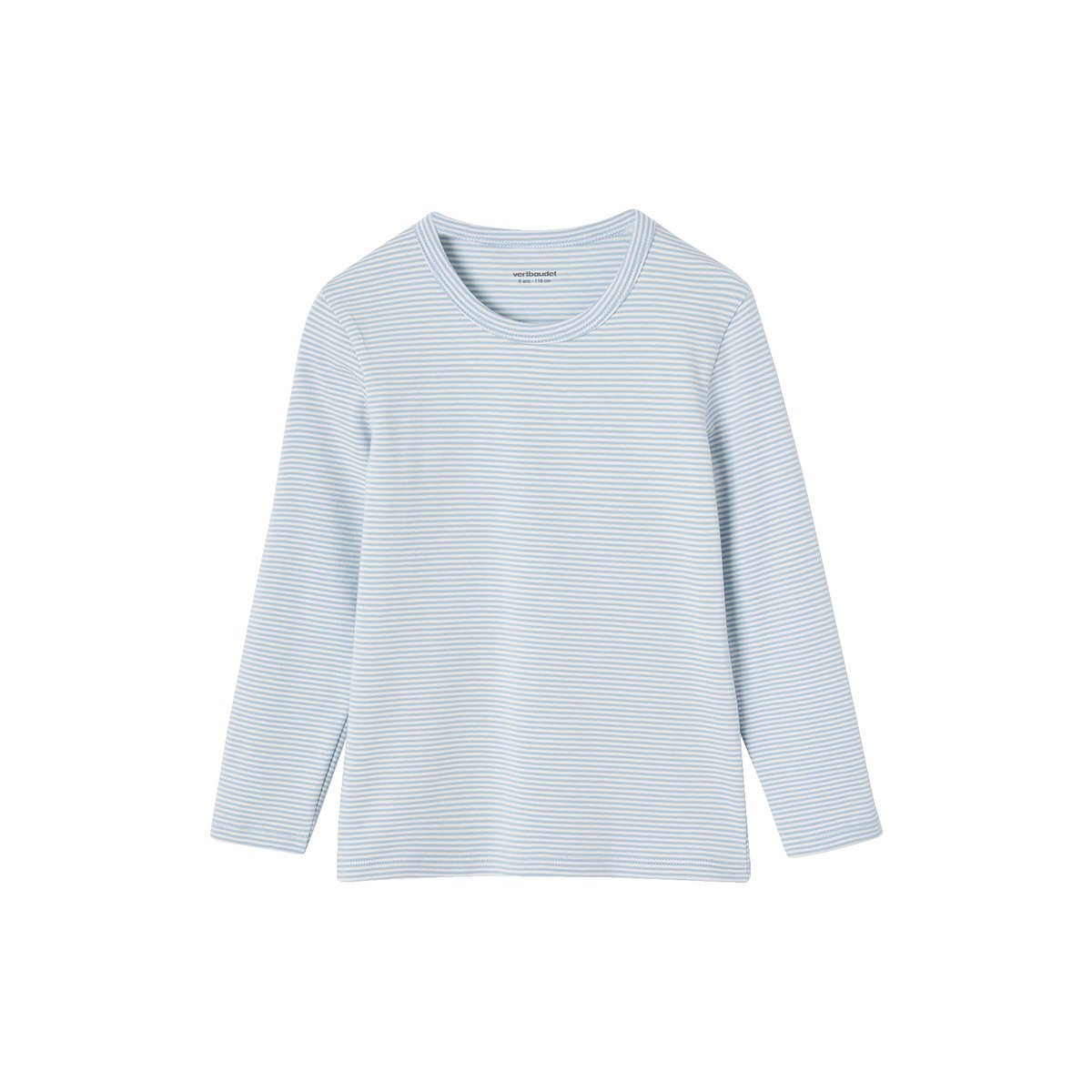 lot de 3 tee-shirts "Baleine" manches longues bleu ciel, VERTBAUDET