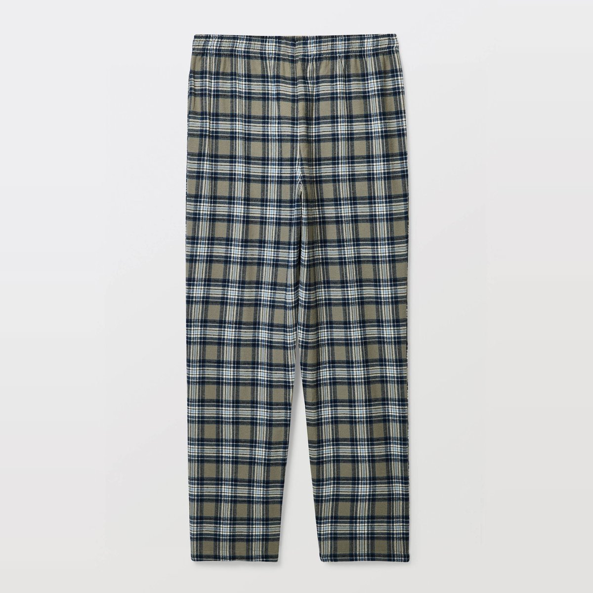 Pantalon à carreaux en coton BIO GOTS vetiver, MONOPRIX
