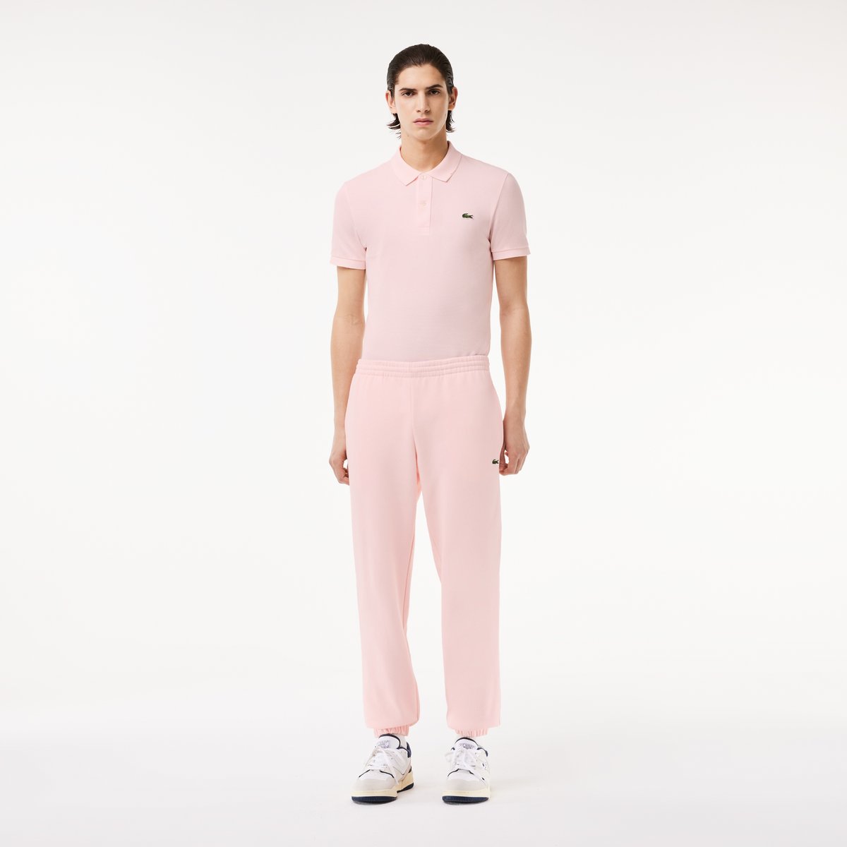 Pantalon de survêtement regular fit rose-t03, LACOSTE