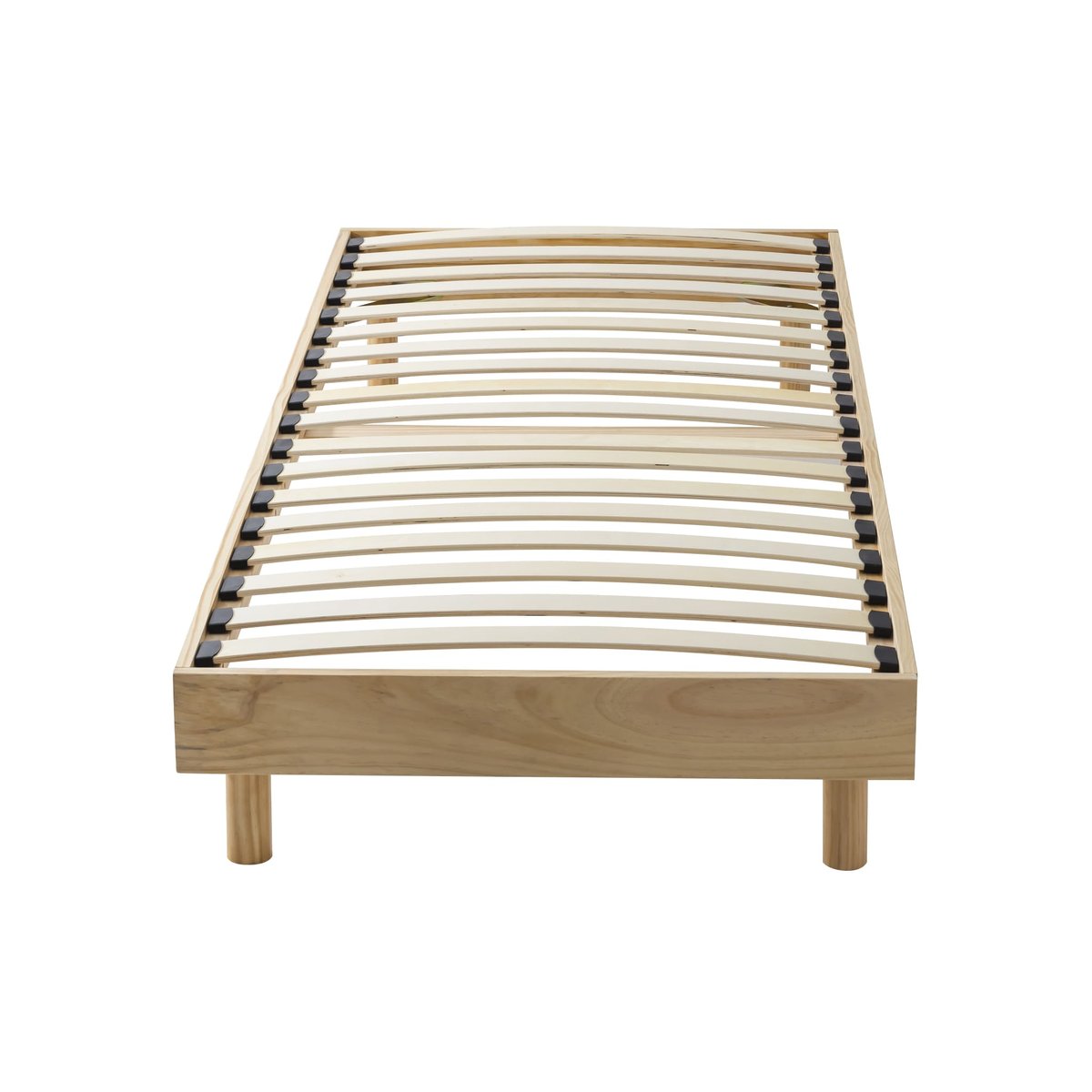 Sommier kit en bois massif bois clair, TERRE DE NUIT