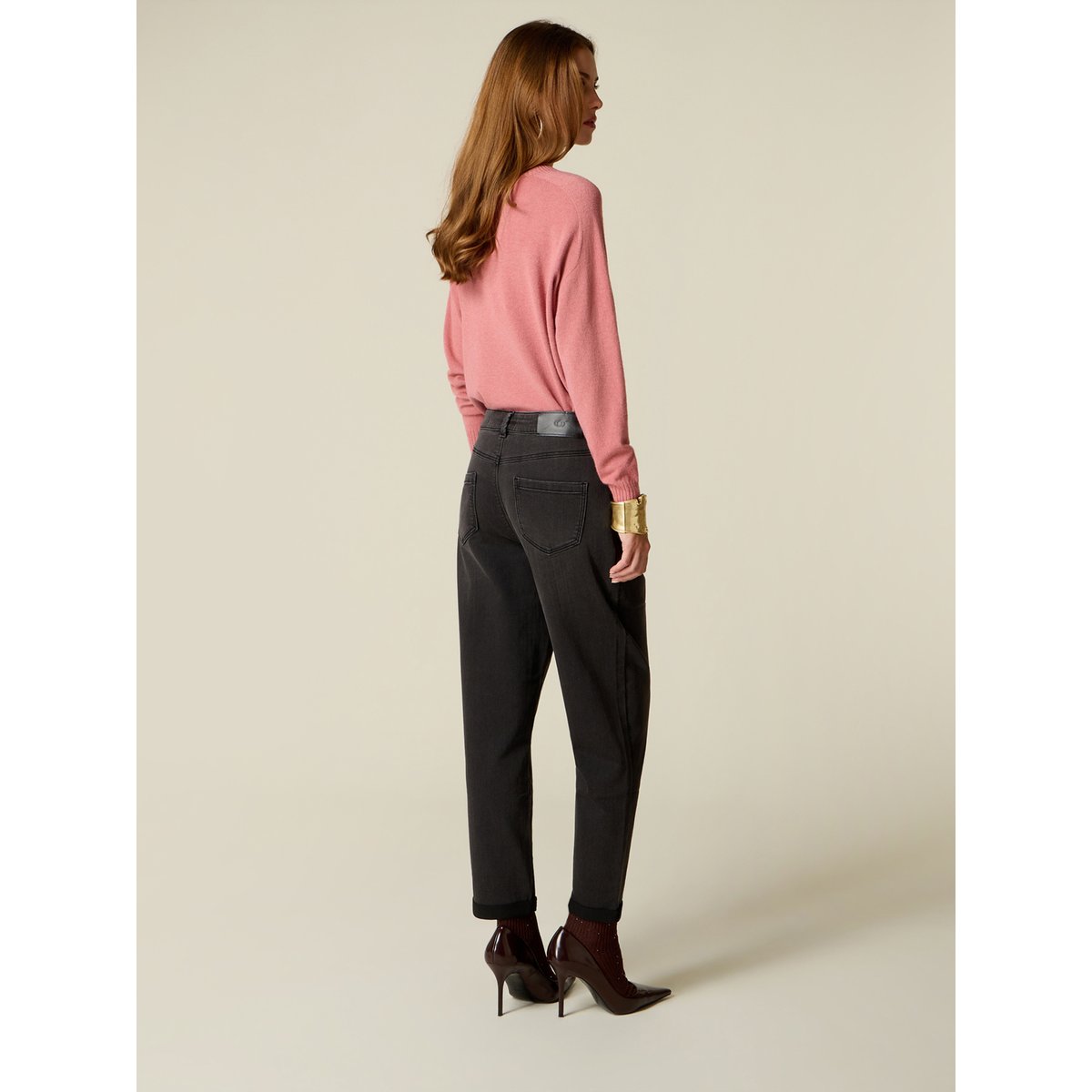Jean boyslim noir délavé noir, OLTRE