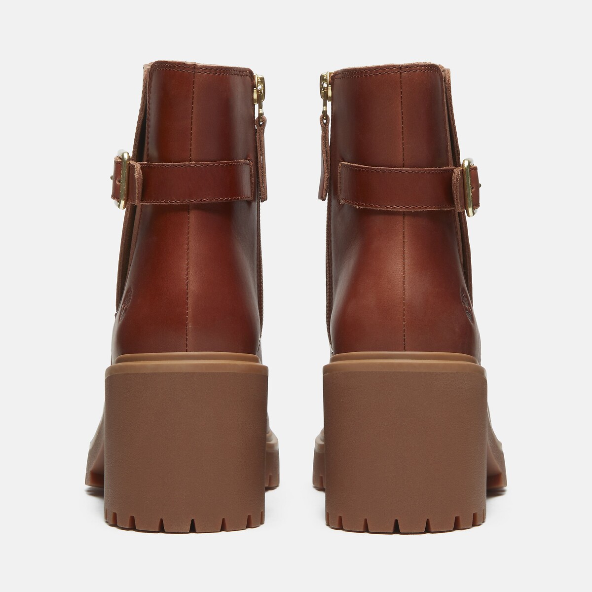 Stone Heights Mid Chelsea Heeled Leather Ankle Boots brown, TIMBERLAND