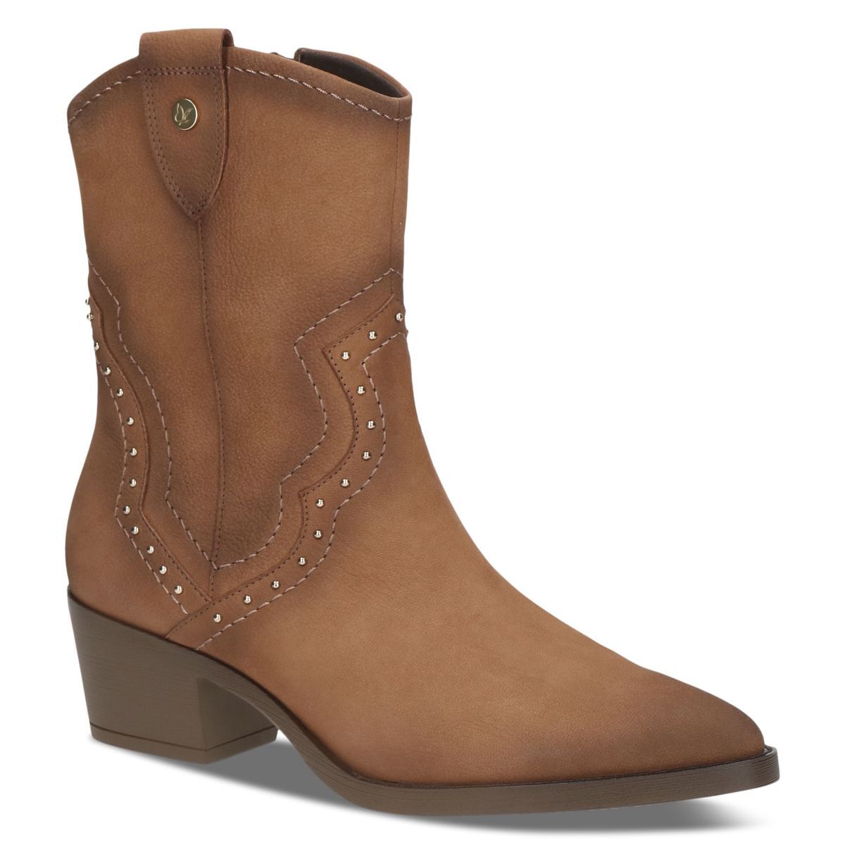 Bottine en cuir marron mocca, CAPRICE