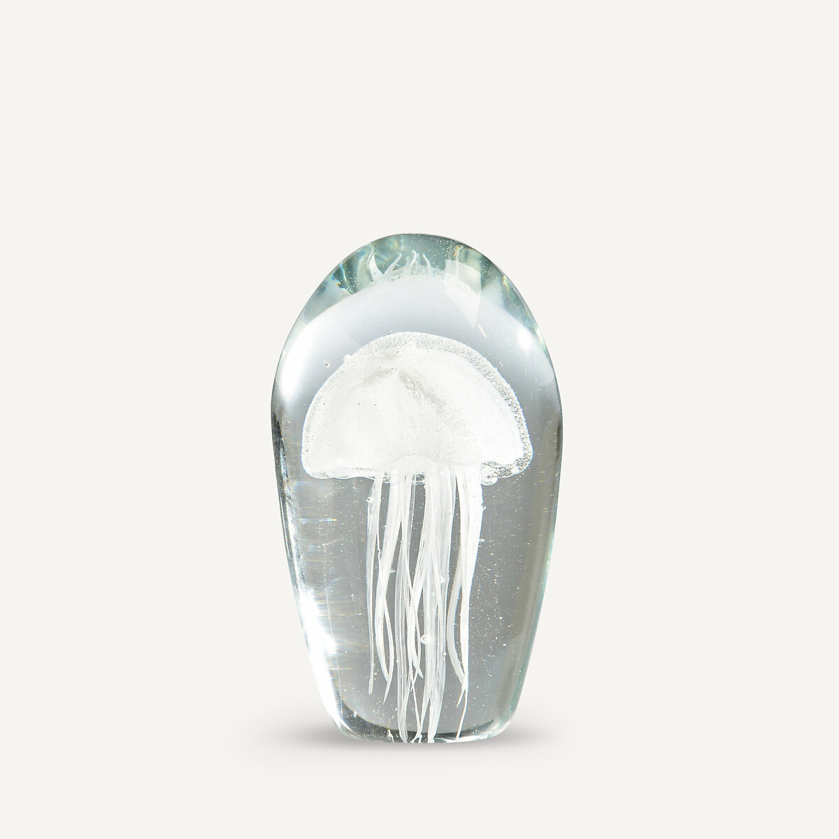 Sulfure en verre H15cm, Medusa blanc, AM.PM