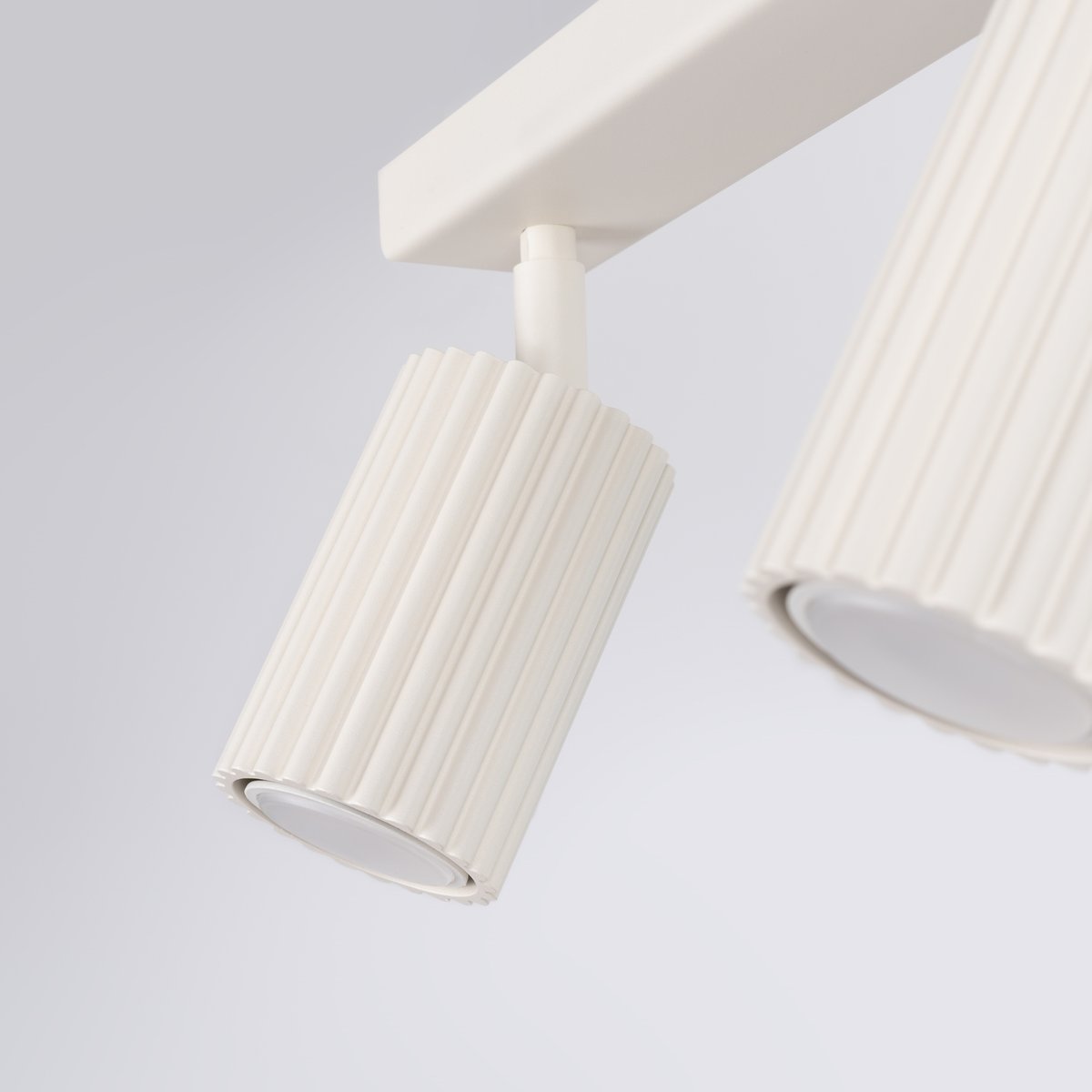 Plafonnier Aluminium Beige GU10 2 Karbon beige, EDEN
