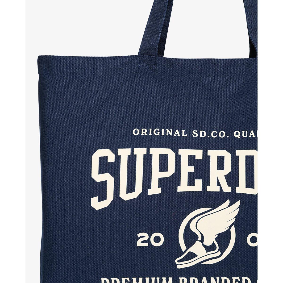 Cult Tote coupe décontractée bleu marine profond/blanc cassé, SUPERDRY