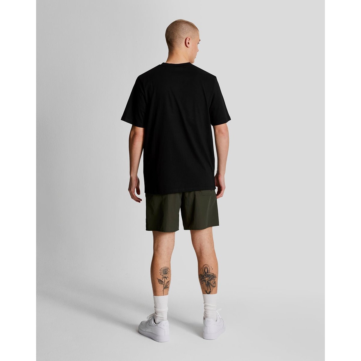 Short de bain Plain vert olive, LYLE & SCOTT