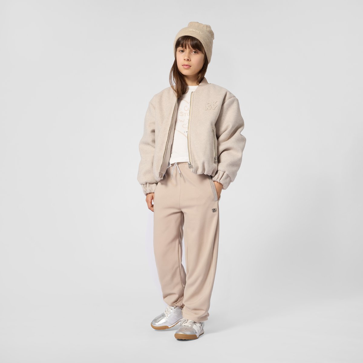 Tee-shirt manches courtes offwhite, DKNY