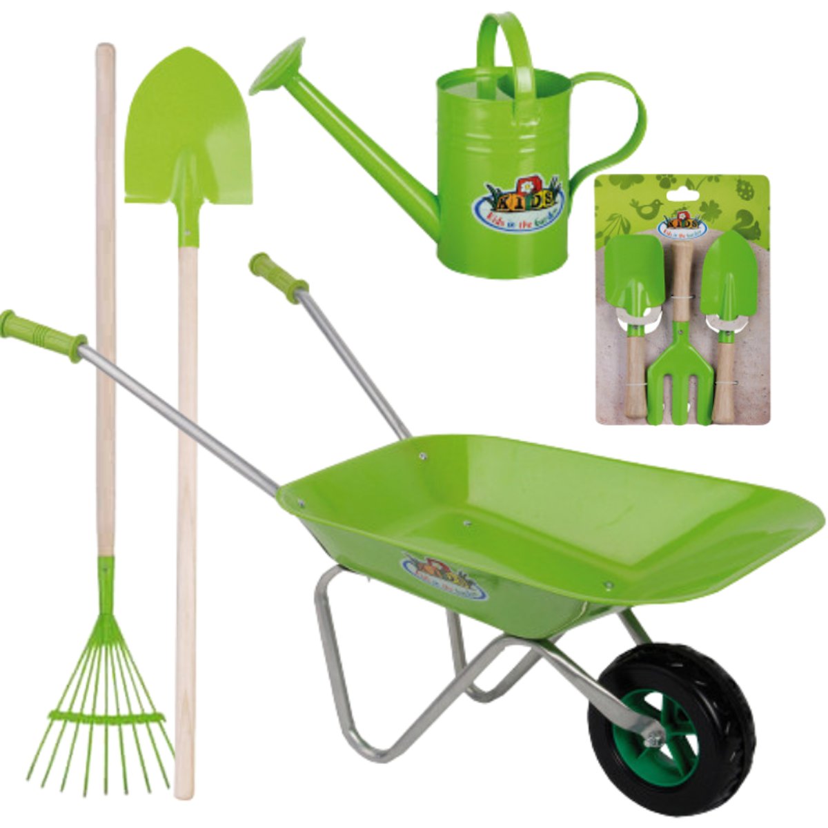 Kit Outils de Jardinage 80 cm pour Enfants couleur unique, ESSCHERT DESIGN