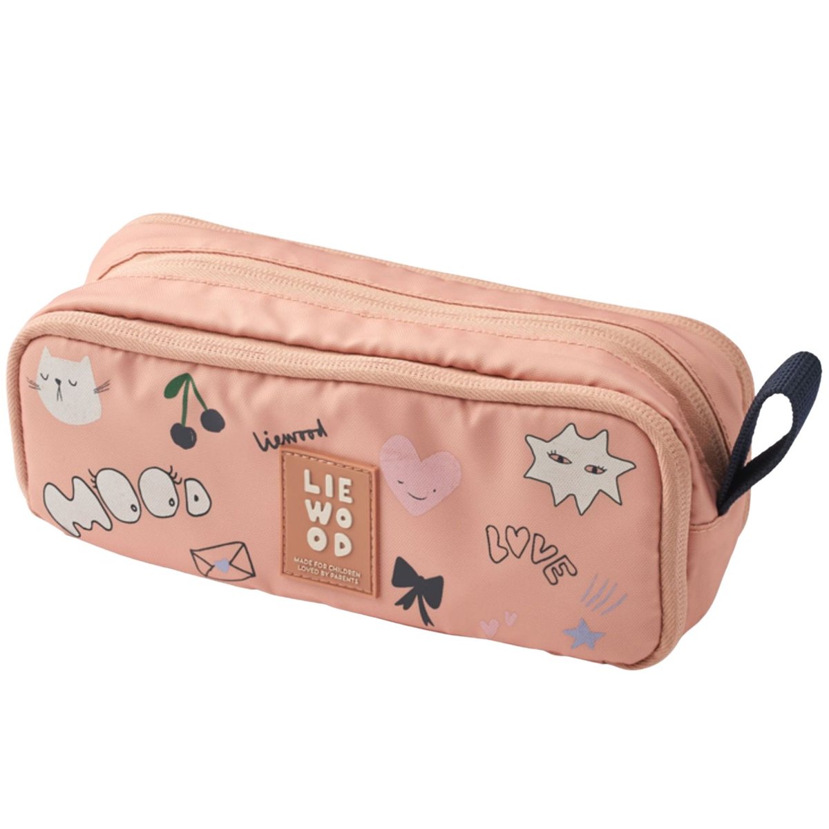 Trousse scolaire rose, violet, bleu, LIEWOOD