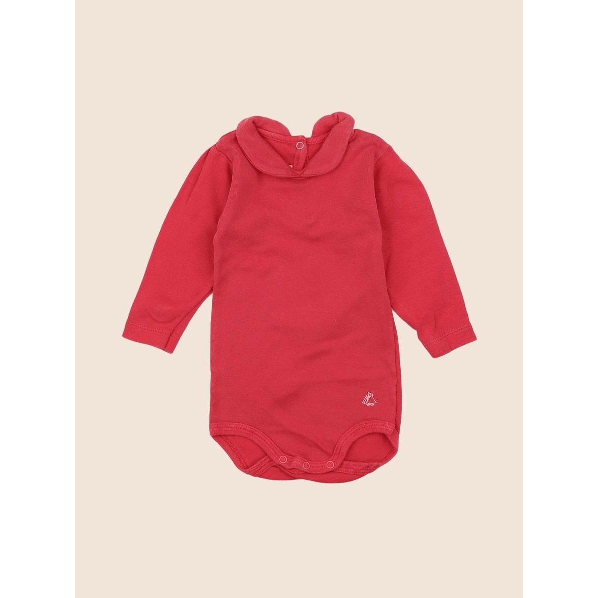 Body à col - Etat satisfaisant rose, PETIT BATEAU