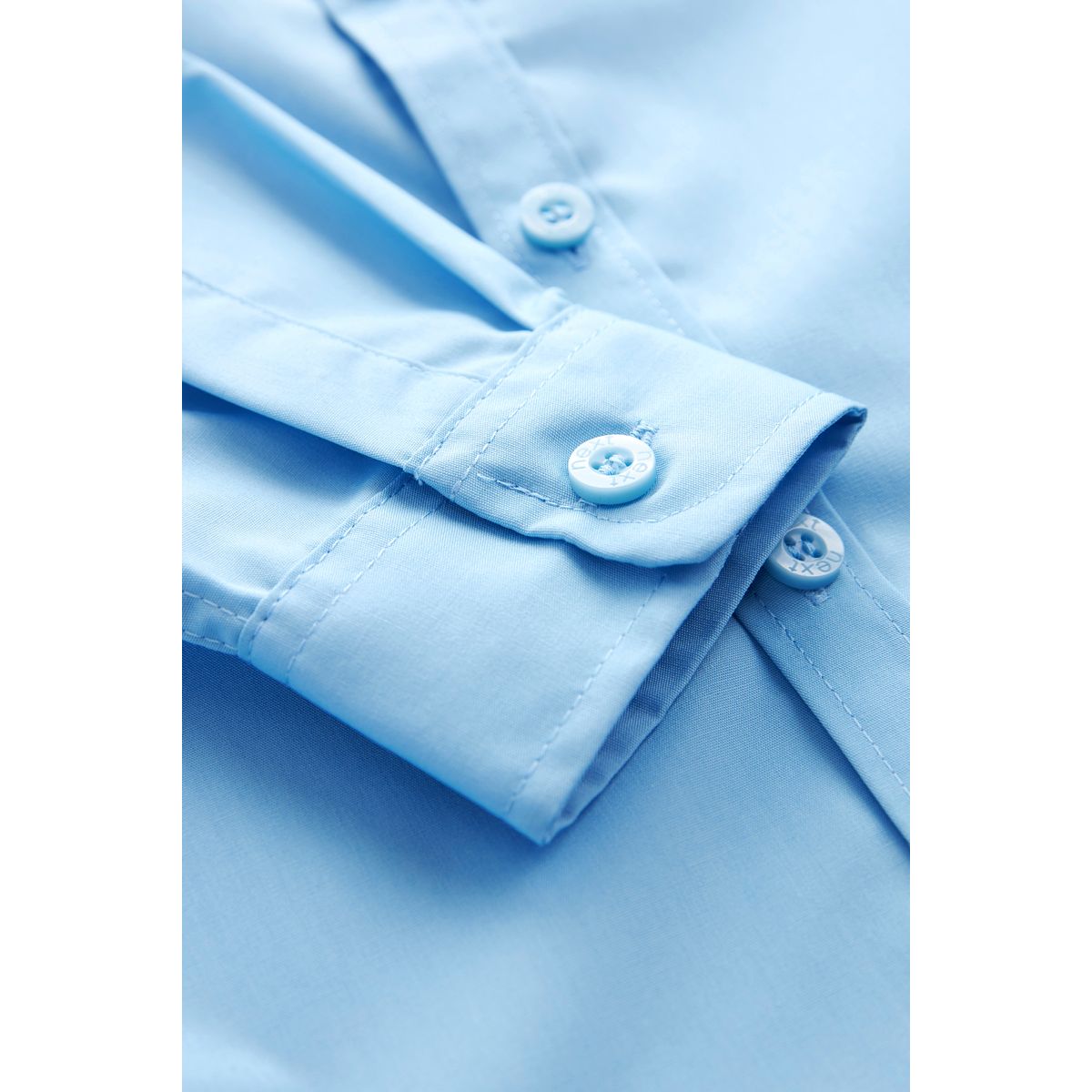 Chemise d'école à manches longues, lot de 2 bleu, NEXT
