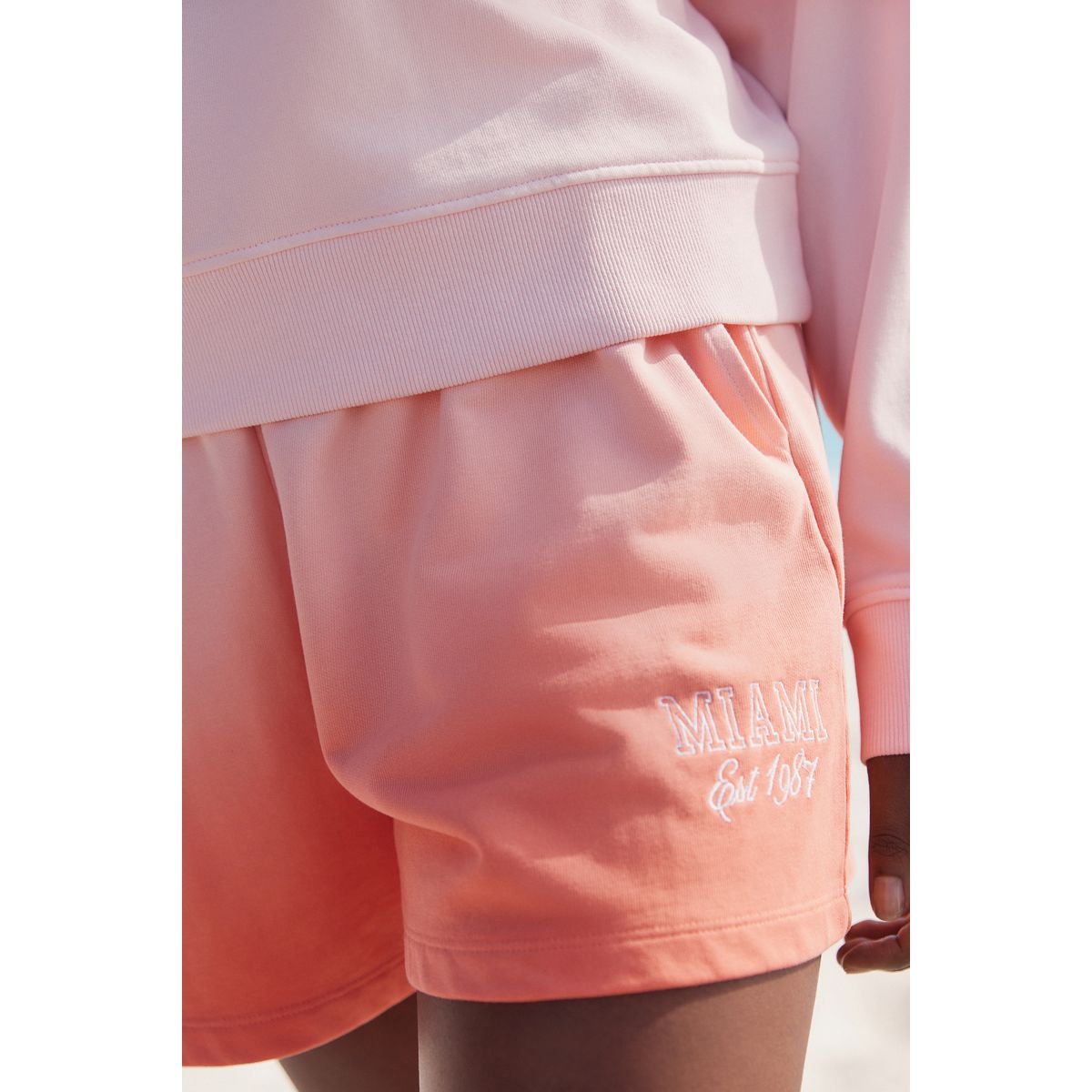 Short à imprimé dégradé rose corail, NEXT