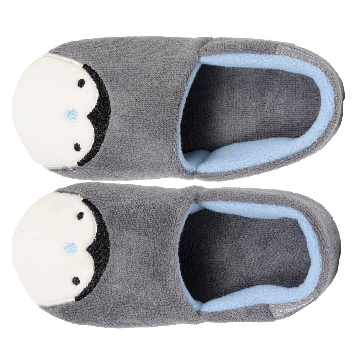 Chaussons Mocassins gris, ISOTONER