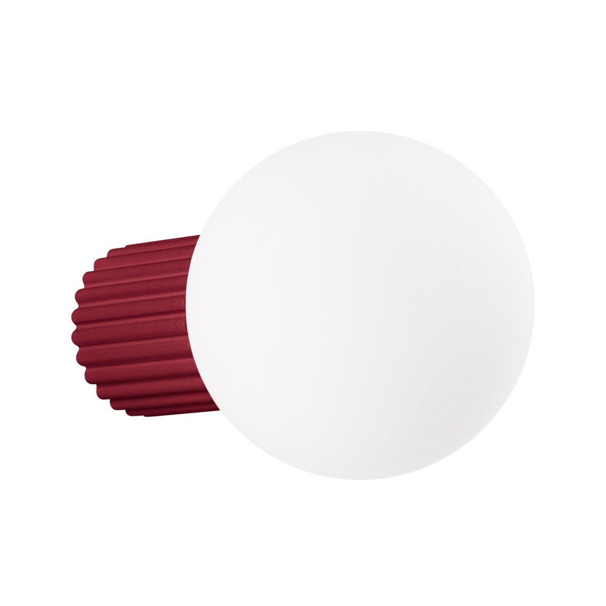 Applique Aluminium Bourgogne G9 1 Halo couleur unique, EDEN
