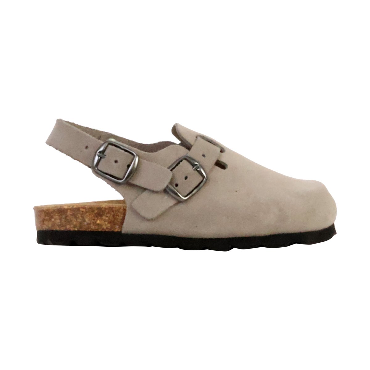 Mules Cuir Boreali Bs gris, THE DIVINE FACTORY