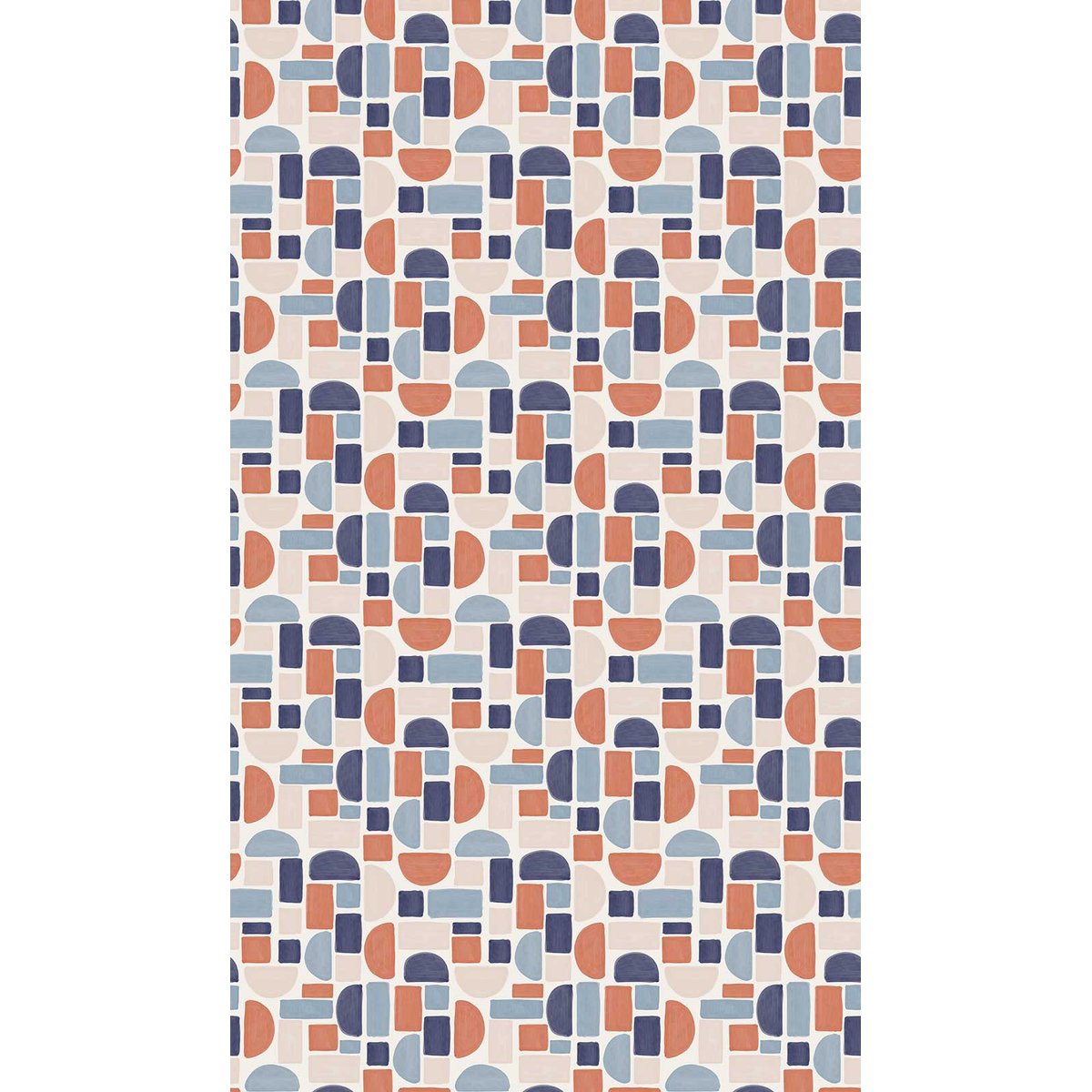 Papier peint tuiles géométriques intissé, HEXOA
