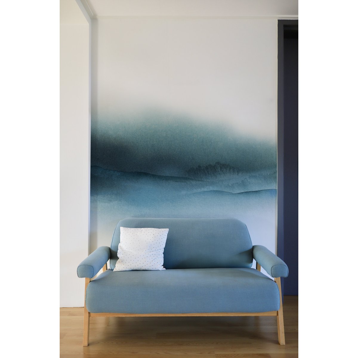 Papier peint panoramique Sérénité passagère, Couleurs 225 x 250cm couleurs, ACTE DECO