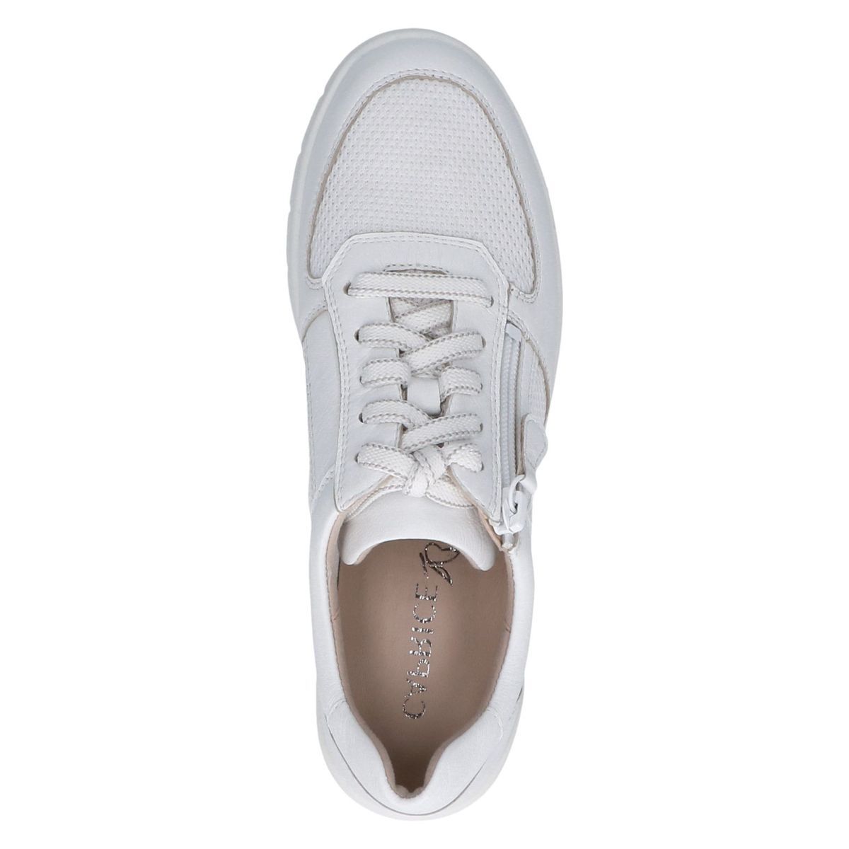 Basket zippée blanc crème, CAPRICE