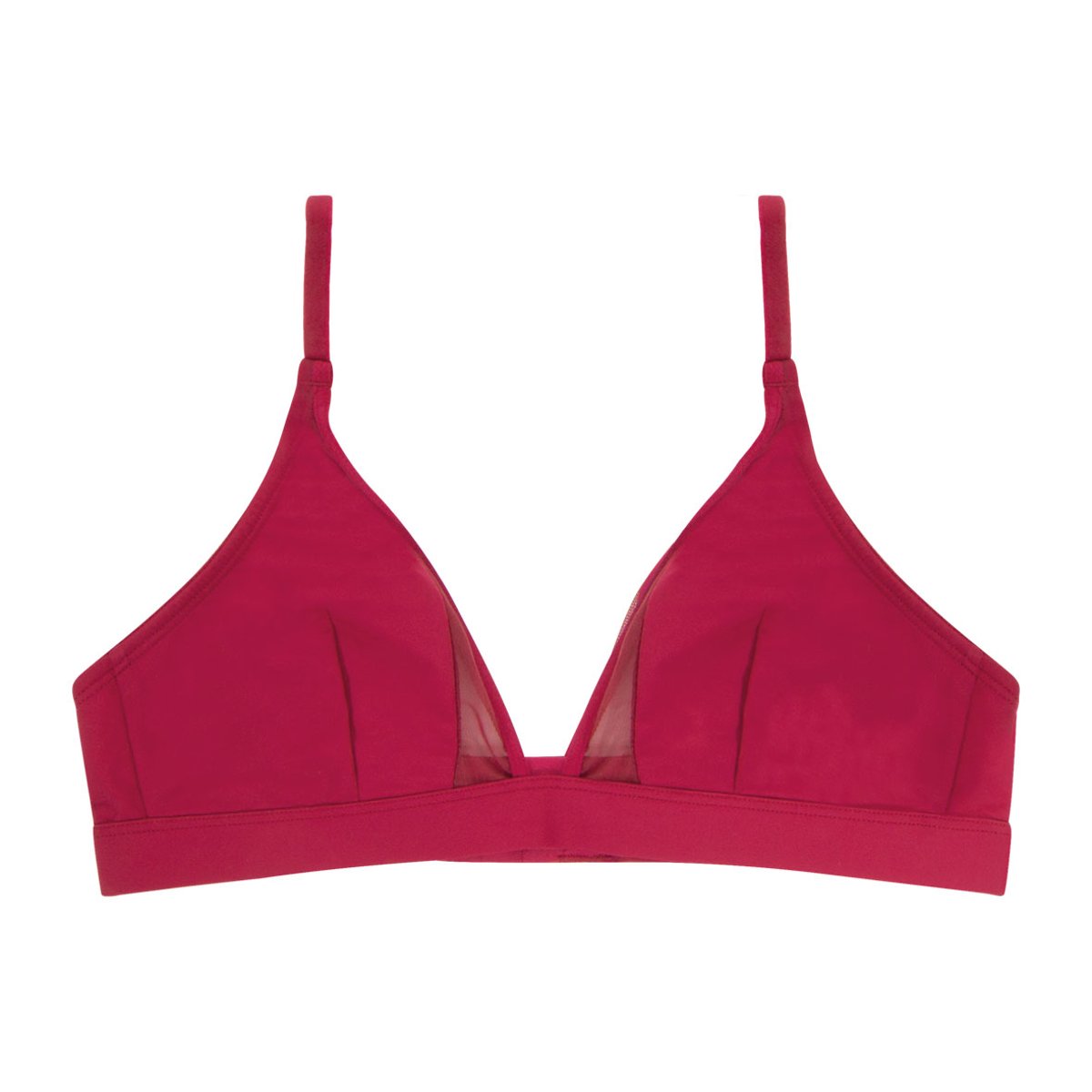 Soutien-gorge triangle Graphic Tulle rose foncé, ATHENA