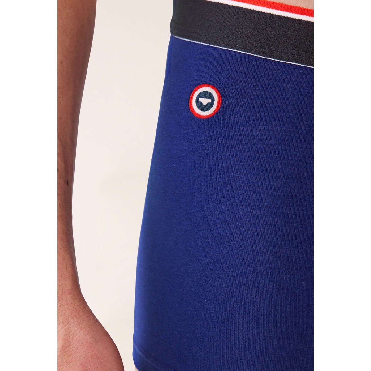 Lot de 2 boxers en coton Marius bleu, LE SLIP FRANCAIS