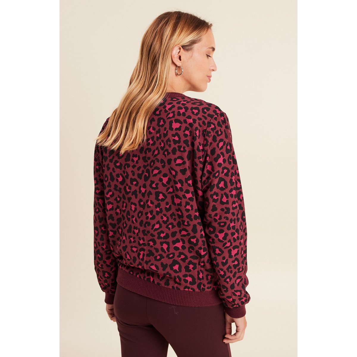 Gilet manches longues bordeaux, BREAL
