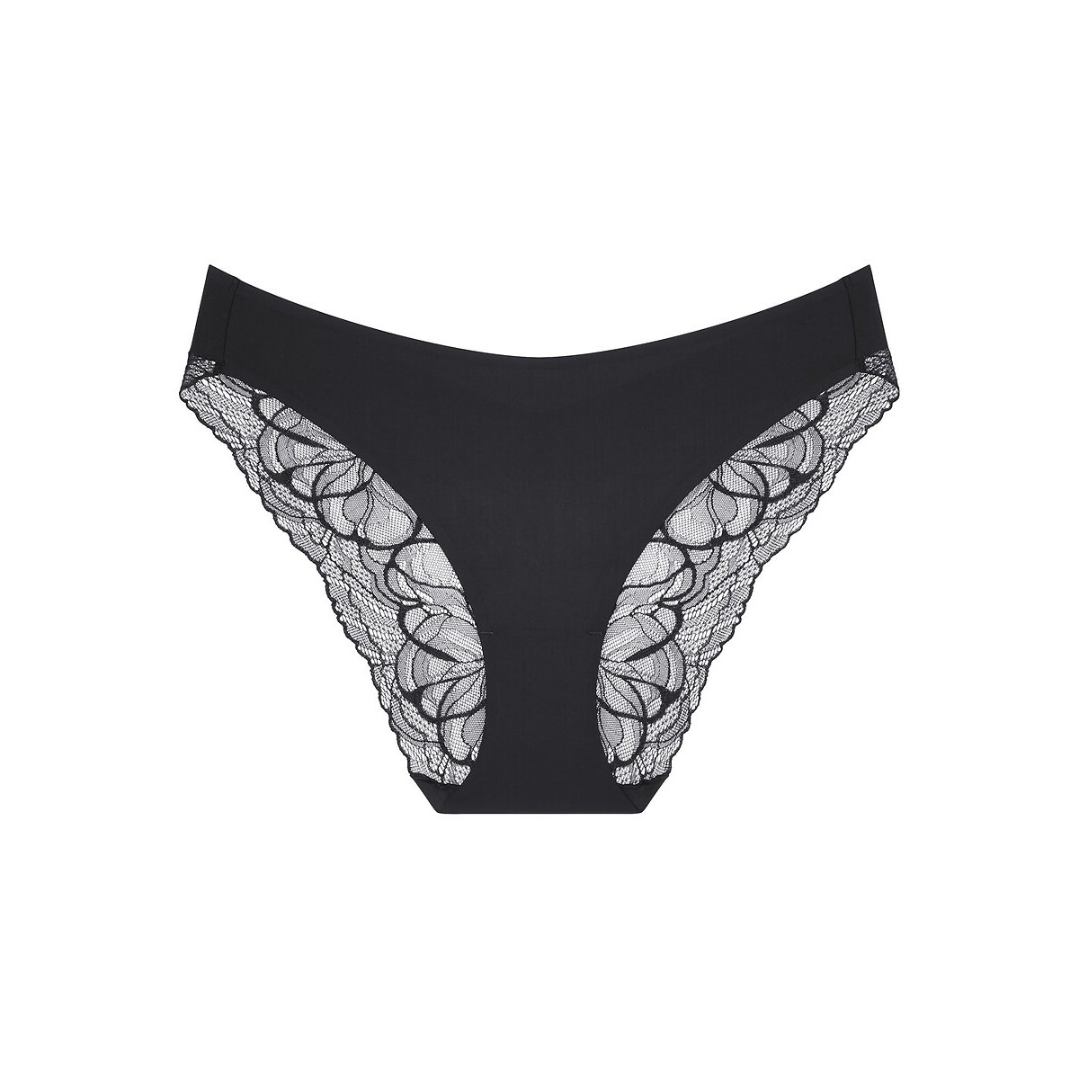 Slip taï Body Make-Up Illusion Lace noir, TRIUMPH