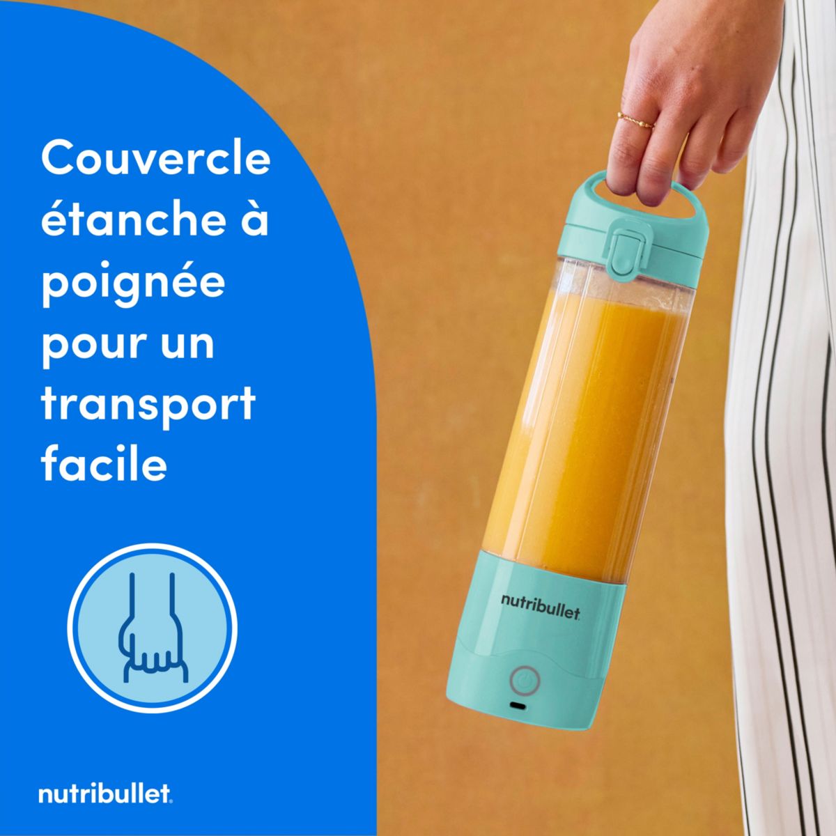 Blender portable NBP003LBL vert sauge couleur unique, NUTRIBULLET