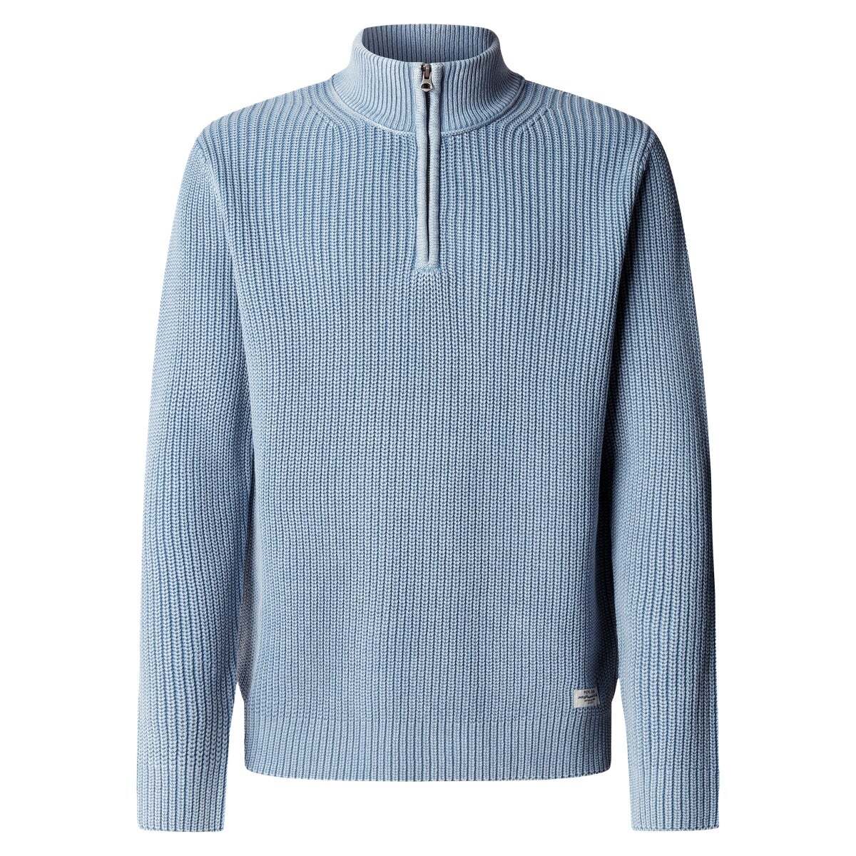 Pull À Col Montant Coupe Regular bleu oxford, PEPE JEANS