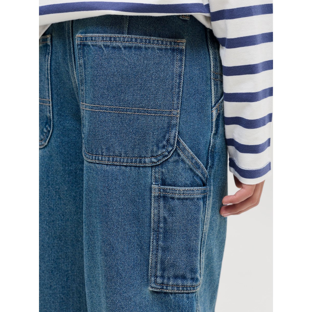 Jean Baggy Fit blue denim, JACK & JONES JUNIOR