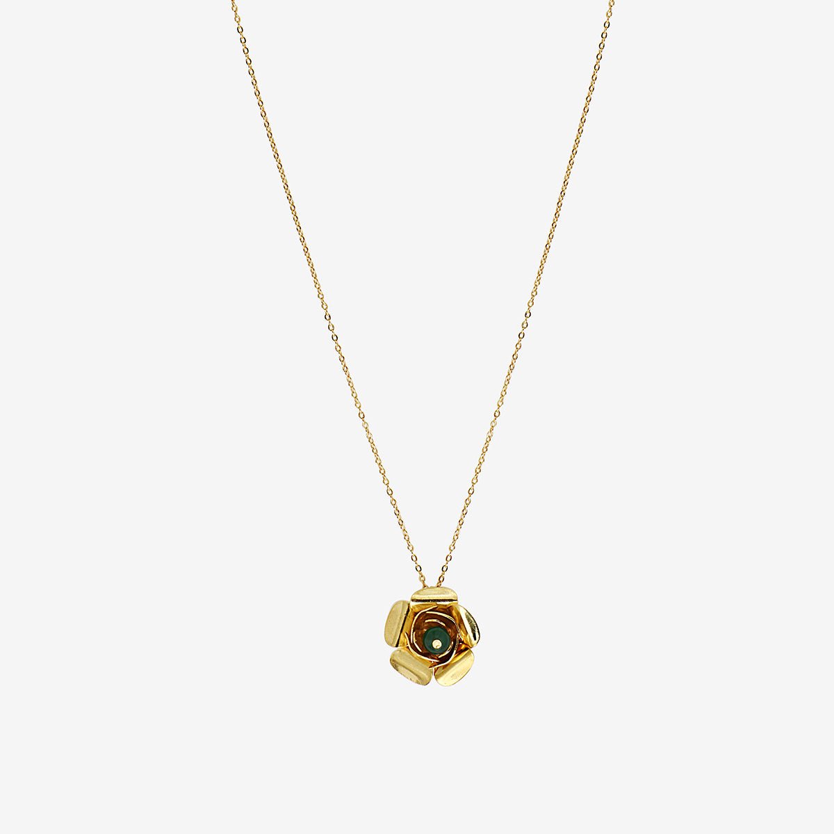 Collier frida agate verte vert, CAROLINE NAJMAN