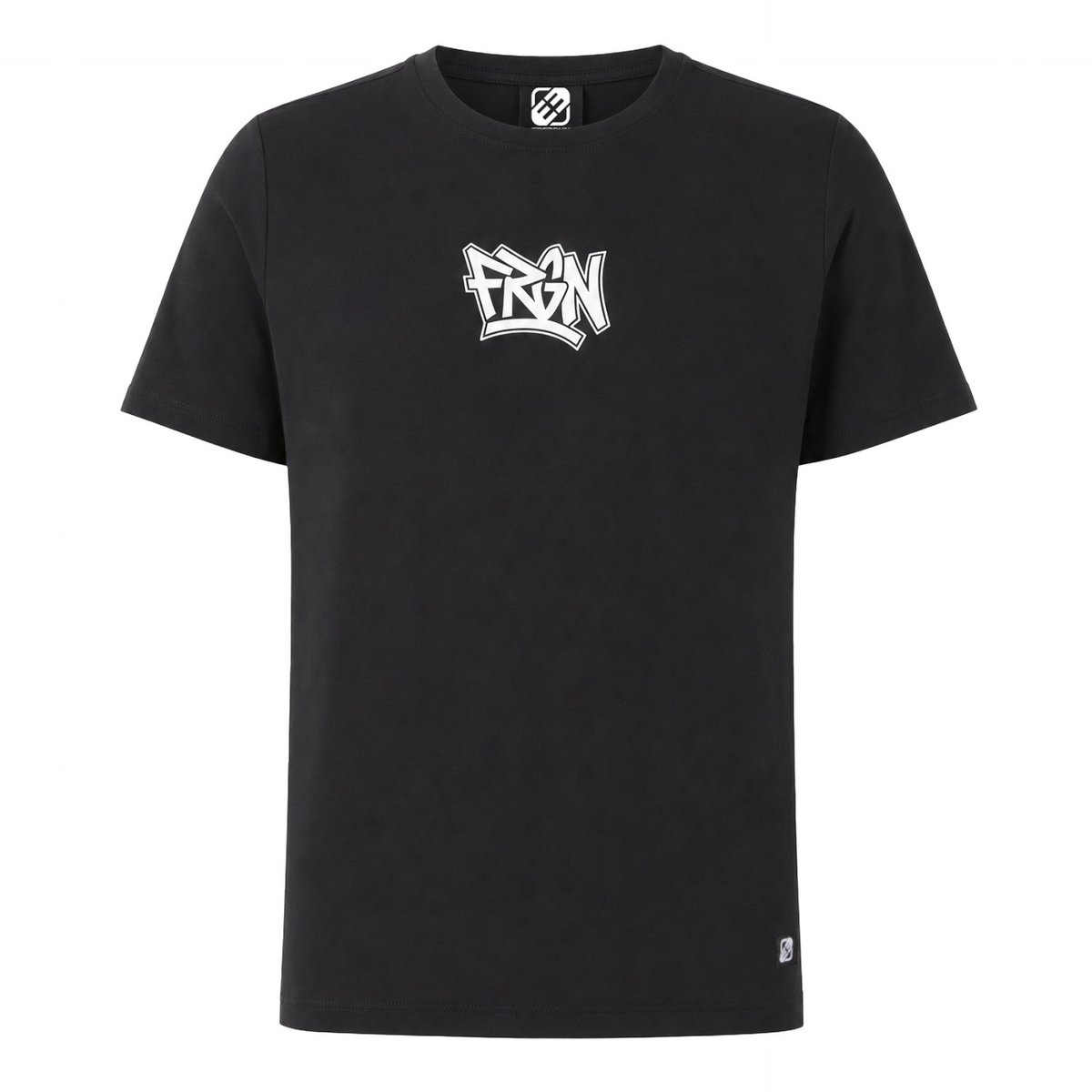 Tee shirt en coton BORIS noir/blanc/jaune, FREEGUN
