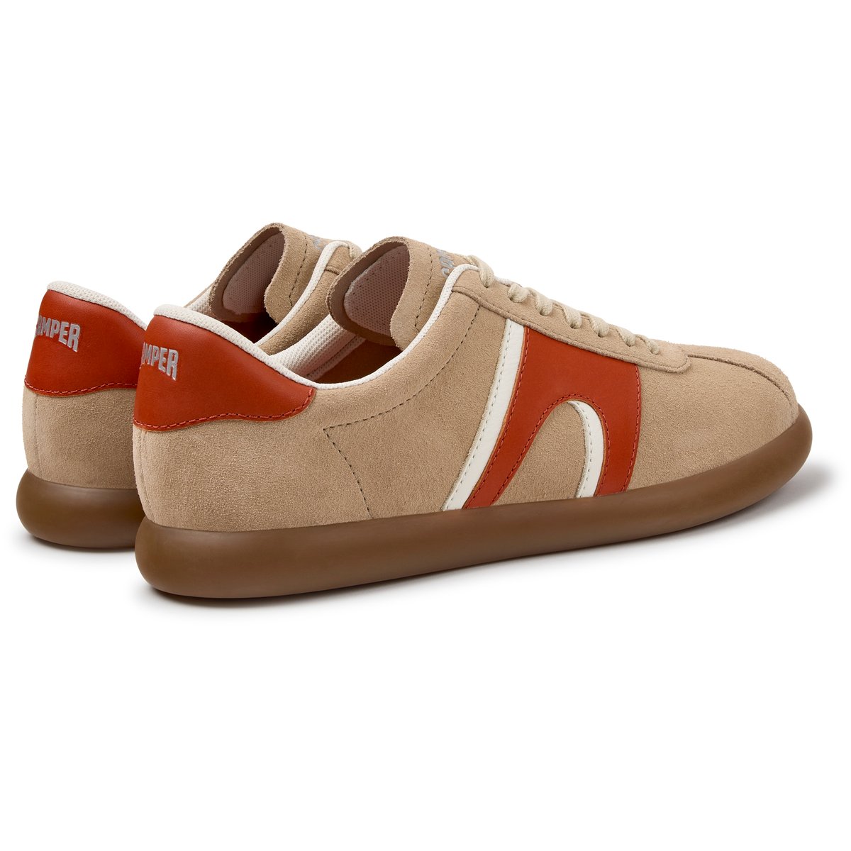 Baskets Pelotas Soller Suede Leather beige clair 036, CAMPER