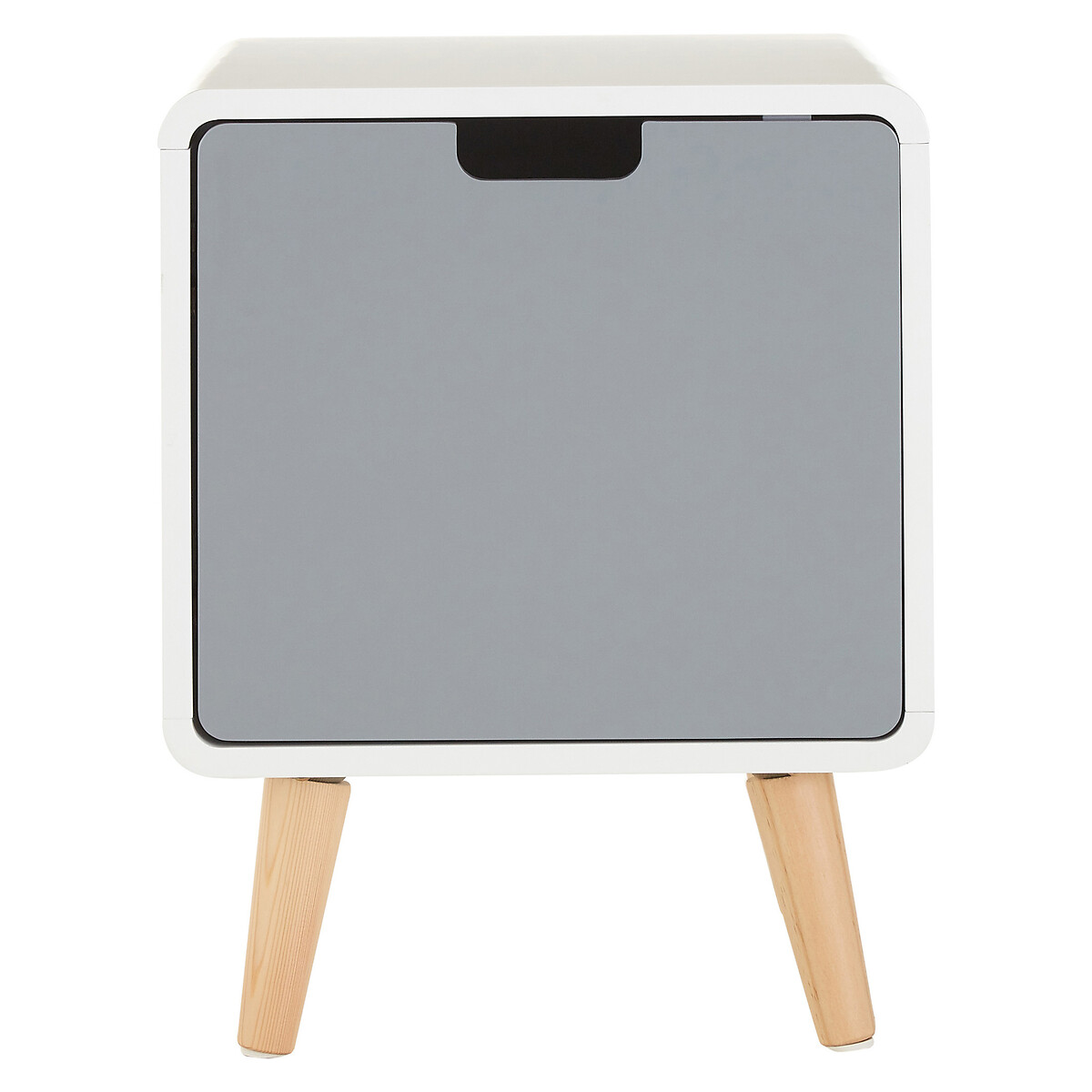 Freddy 1-Door Bedside Table white, SO'HOME