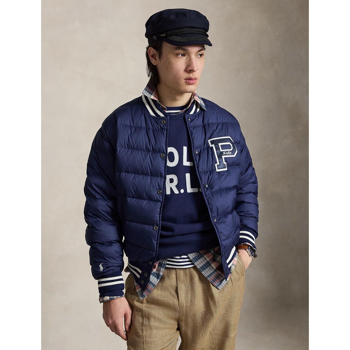 Bomber Jacket navy blue, POLO RALPH LAUREN