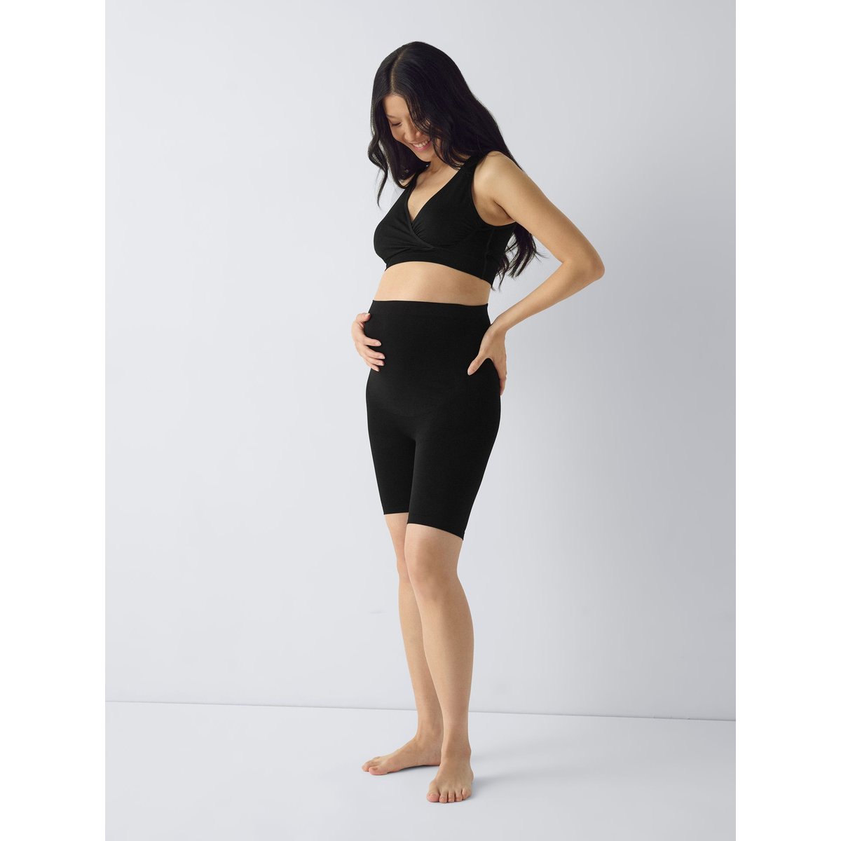 Short Sans Coutures noire - black, ONLY