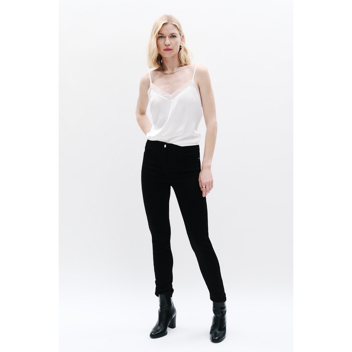 Pantalon slim workwear TONYB noir, CAROLL