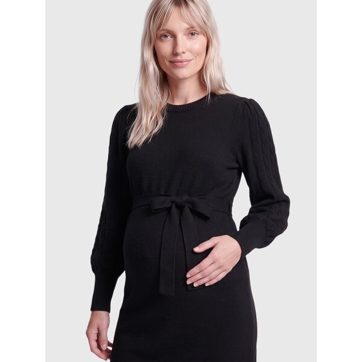 Robe En Maille noire - black, ONLY