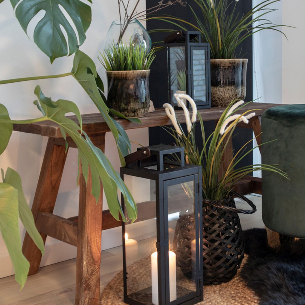 Banc en teck L90cm- BARCELONA naturel, HOUSE NORDIC