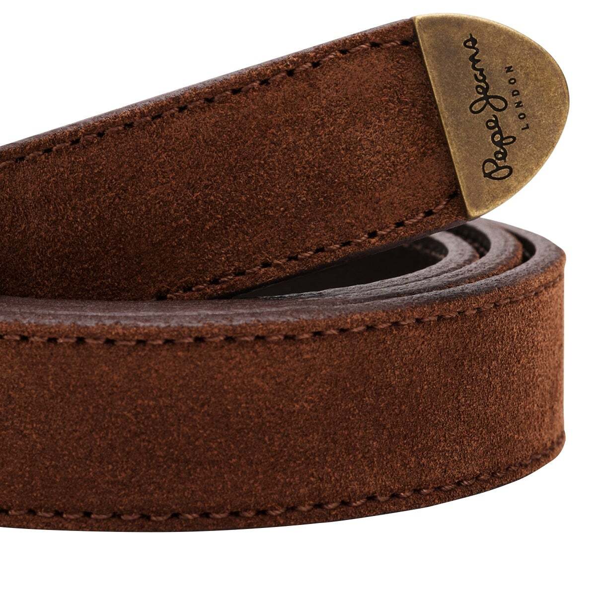 Ceinture En Daim Avec Boucle Ovale beige étoiles, PEPE JEANS