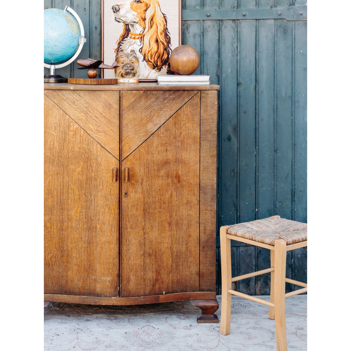 Buffet modulable en bois Gustave N°526 - Bon état bois foncé, DEBONGOUT