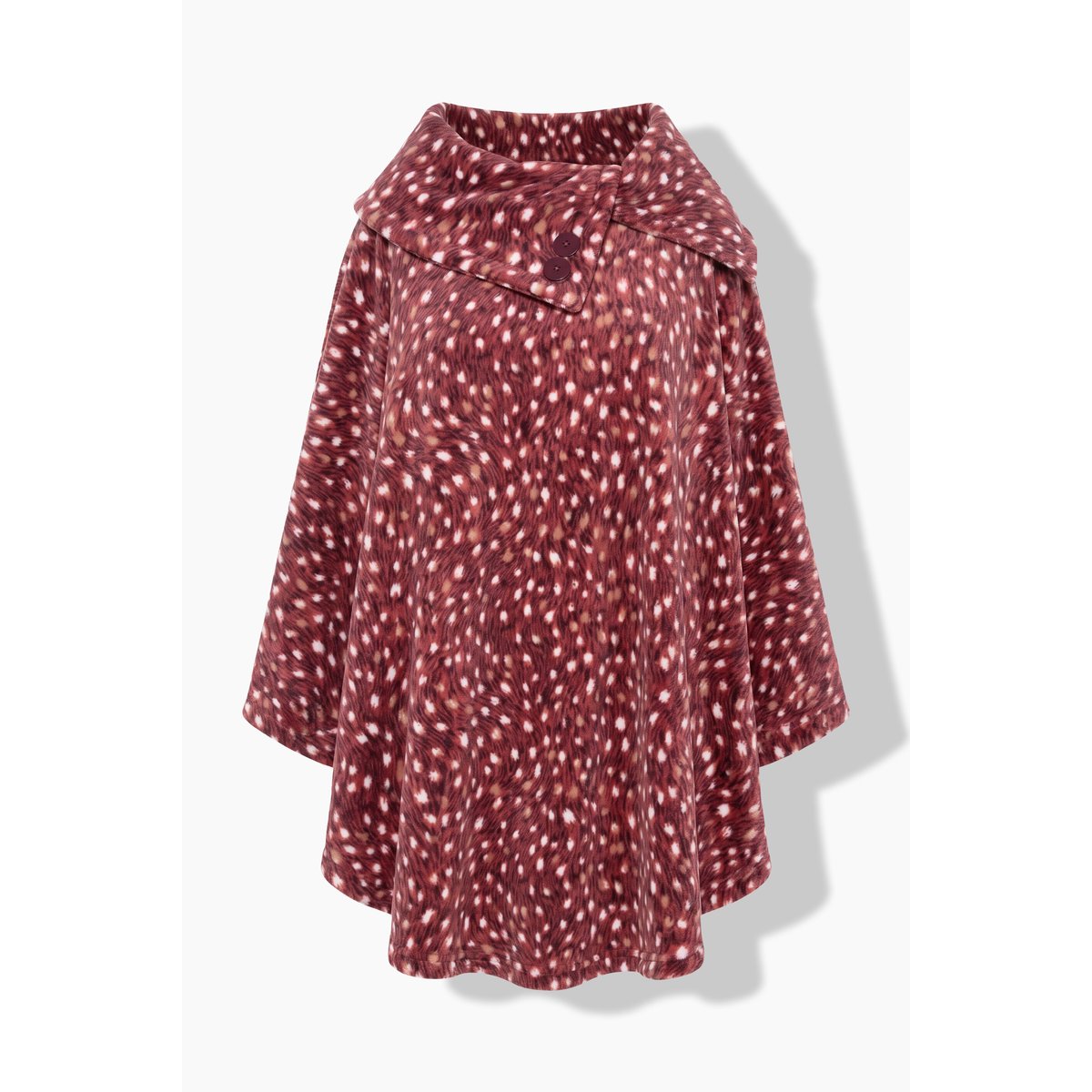 Poncho d'intérieur avec col feuille morte, ULLA POPKEN