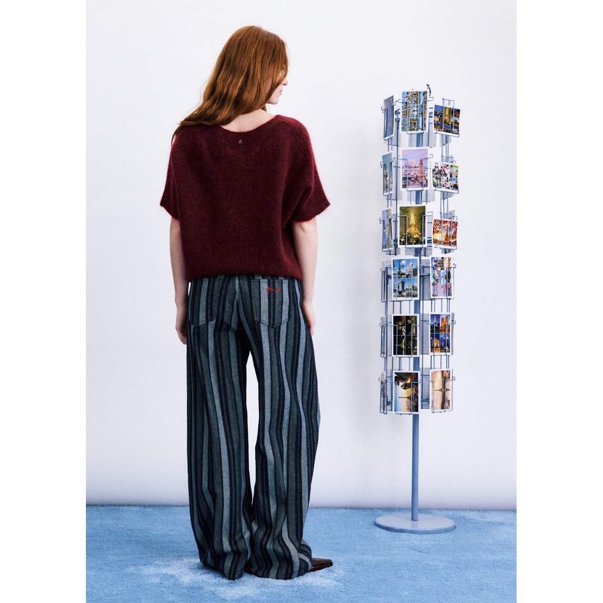 Pull Sanriku en mohair SANRIKU bordeaux, FRNCH