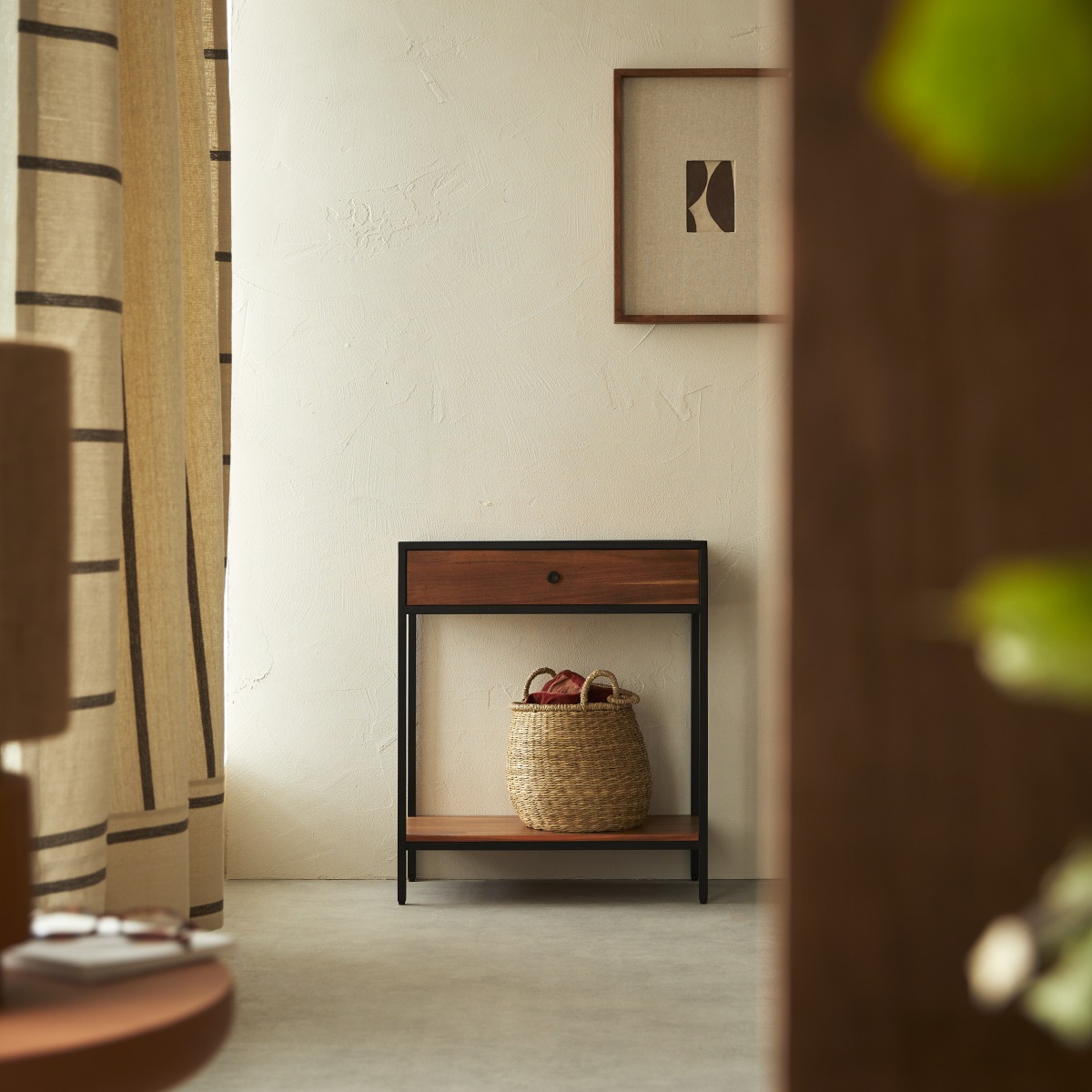 Console en Acacia massif, AGRA naturel, TIKAMOON
