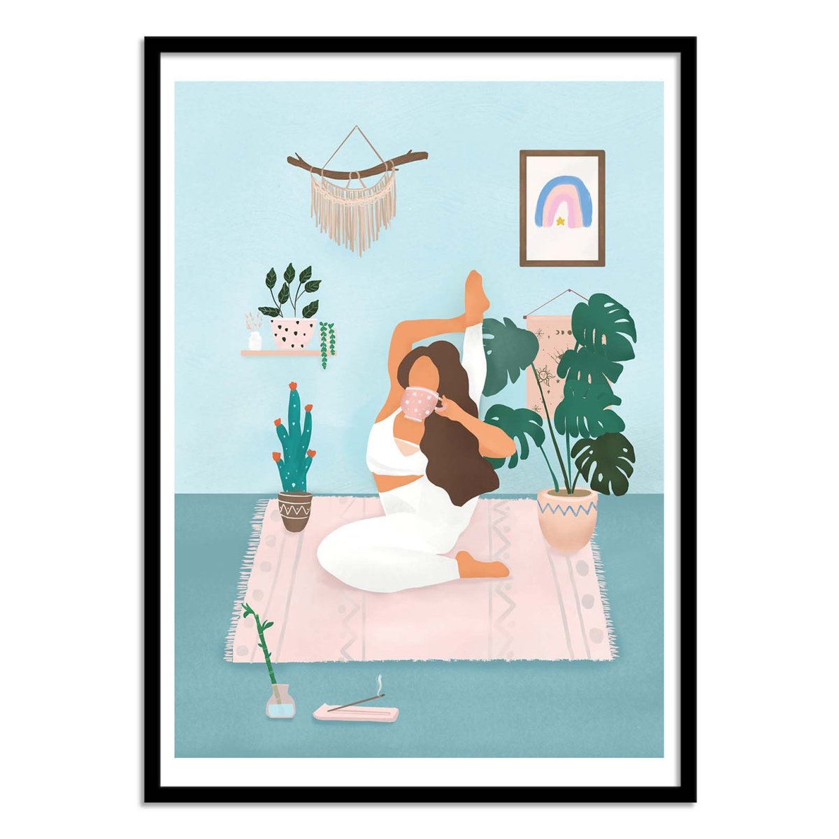 Affiche d'art - Yoga Time - Petra Lizde affiche d'art, WALL EDITIONS