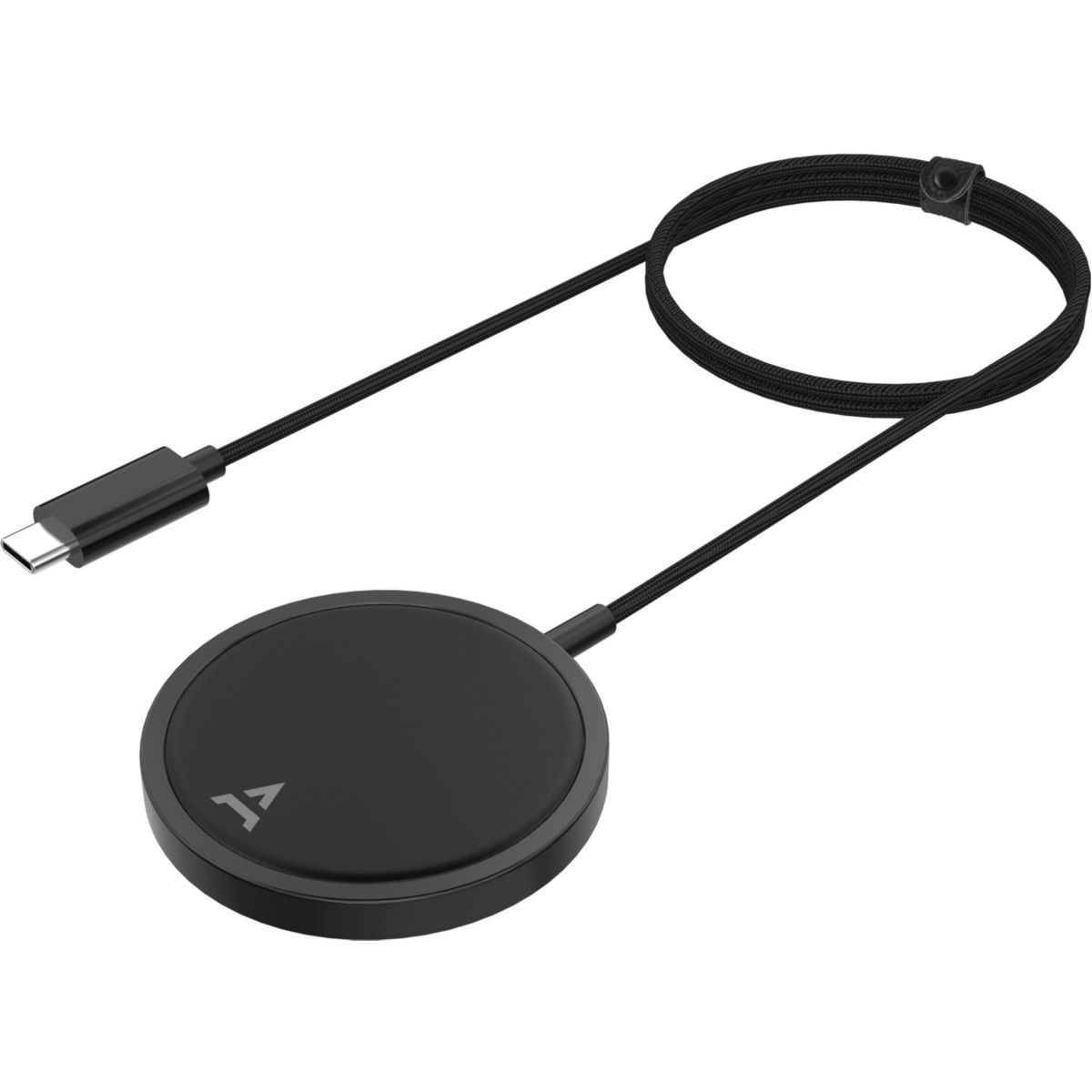 Chargeur induction sans fil Qi 2 / MagSafe 15W 1,5M Noir couleur unique, ADEQWAT