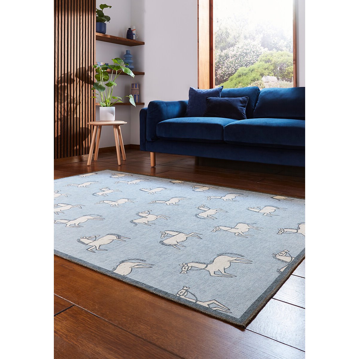 Canter Washable Rug mist, SCION