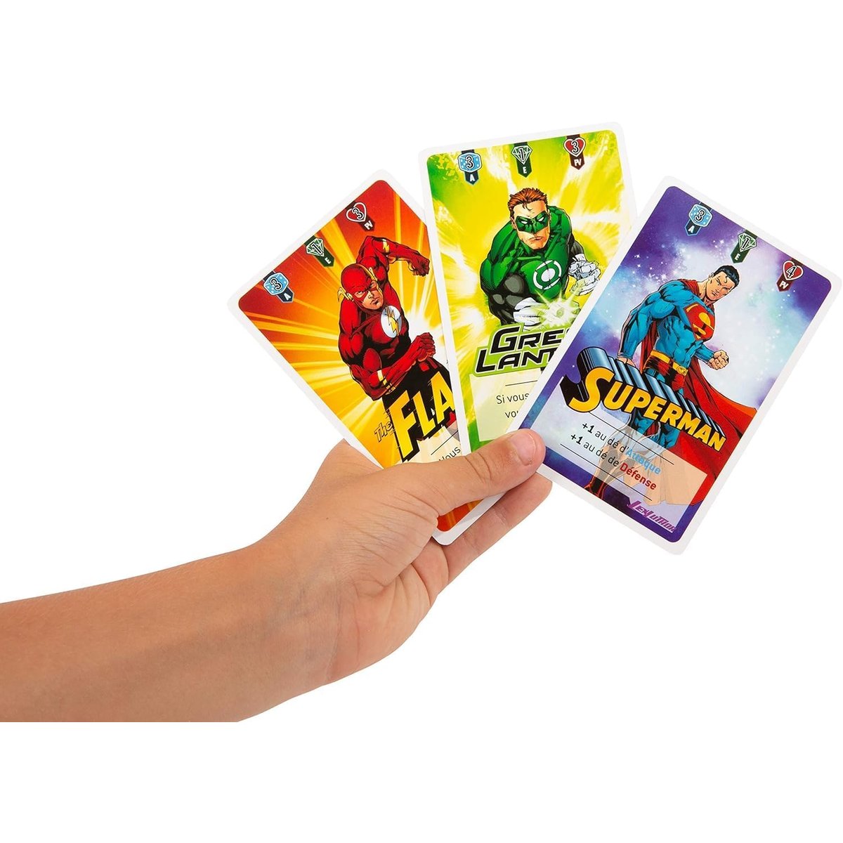Justice League - Ultimate Battle Cards rouge, TOPI GAMES