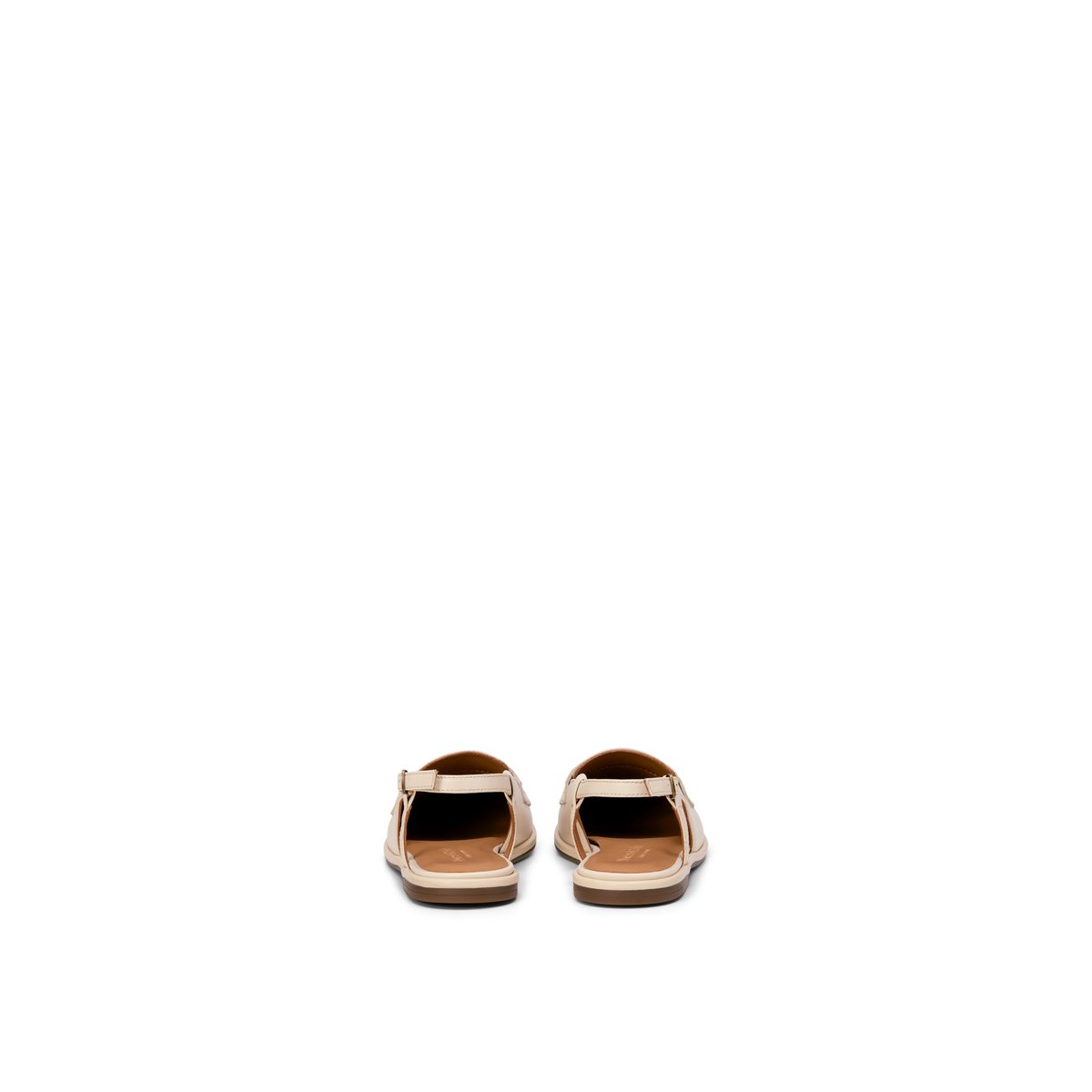 Molette slingback modèle Alva avec bord élastique au talon beige, MARC O'POLO