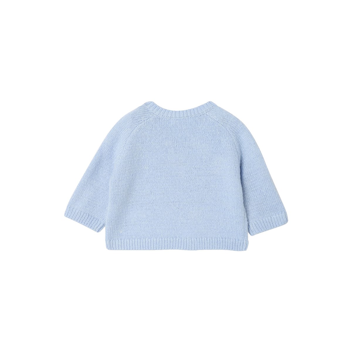 Pull naissance ouverture côté bleu ciel, VERTBAUDET
